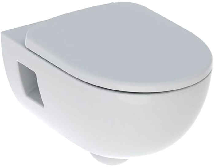 Geberit SelNova Rimfree 501.750.00.1, з сидінням з кришкою