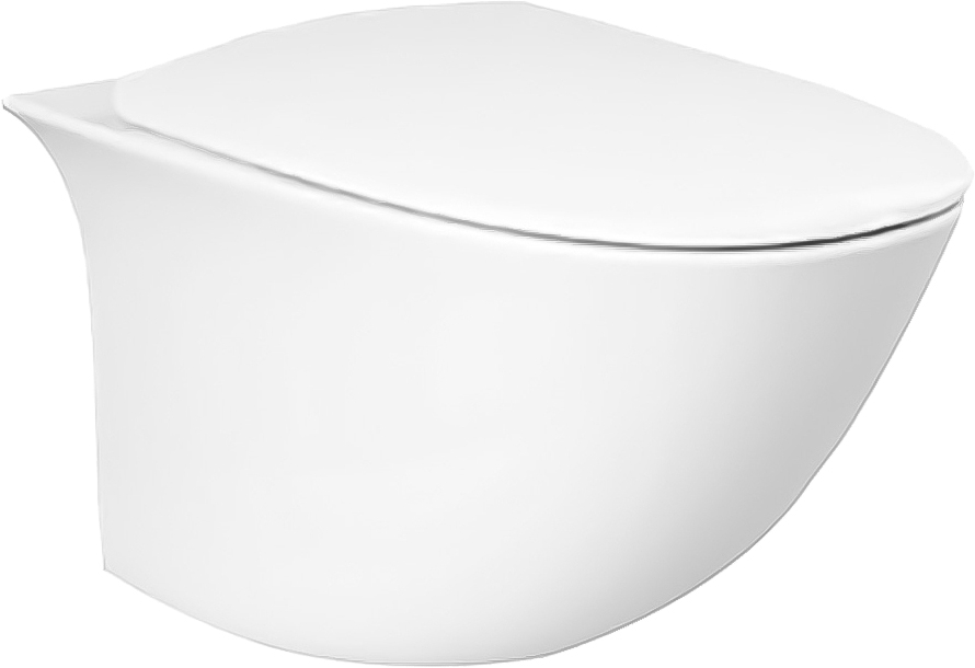 Rak Ceramics Sensation SENWC1446AWHA, SENSC3901WH безободковий з кришкою Soft Close