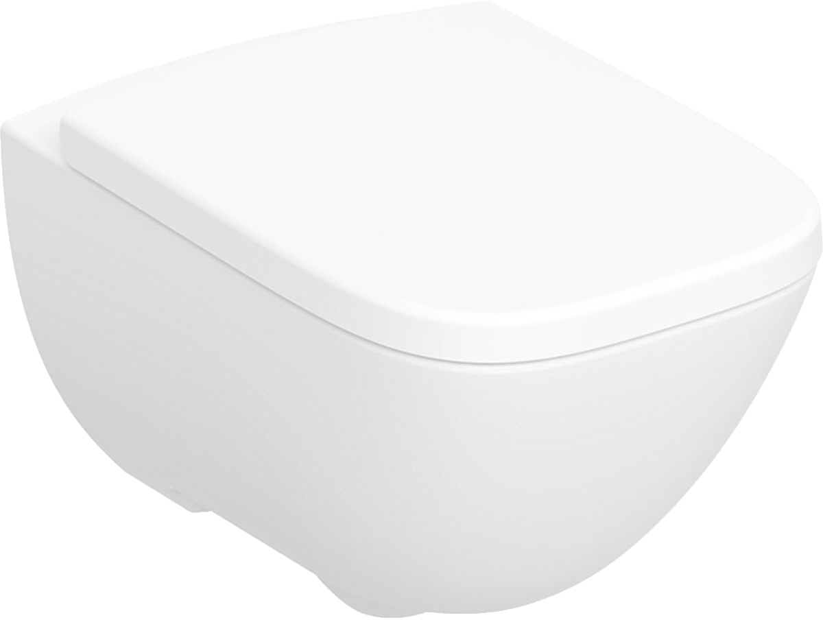 Geberit Modo Square Rimfree 502.827.00.1, з сидінням з кришкою