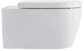 Унітаз підвісний Duravit Me By Starck 45290900A1 без обідка з кришкою Soft Close ціна 38015 грн - фотографія 2