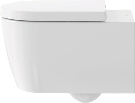 Унитаз подвесной Duravit Me By Starck 45290900A1 без ободка с крышкой Soft Close внешний вид - фото 9