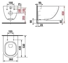 Jika Mio New H8207120000001 Габаритні розміри