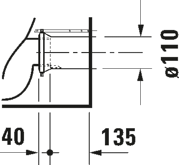 Duravit D-Code 21150900002 Габаритні розміри