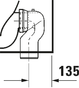 Duravit D-Code 21150900002 Габаритні розміри