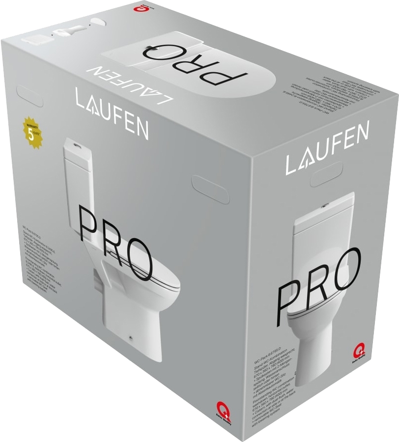 Унітаз-компакт Laufen Pro H8679500009701 ціна 13903 грн - фотографія 2