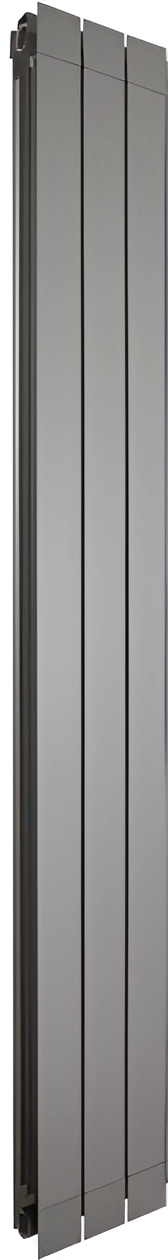 Радіатор алюмінієвий Nova Florida Ledro S/90 1800 мм Graphite 3R (3 секції) в інтернет-магазині, головне фото