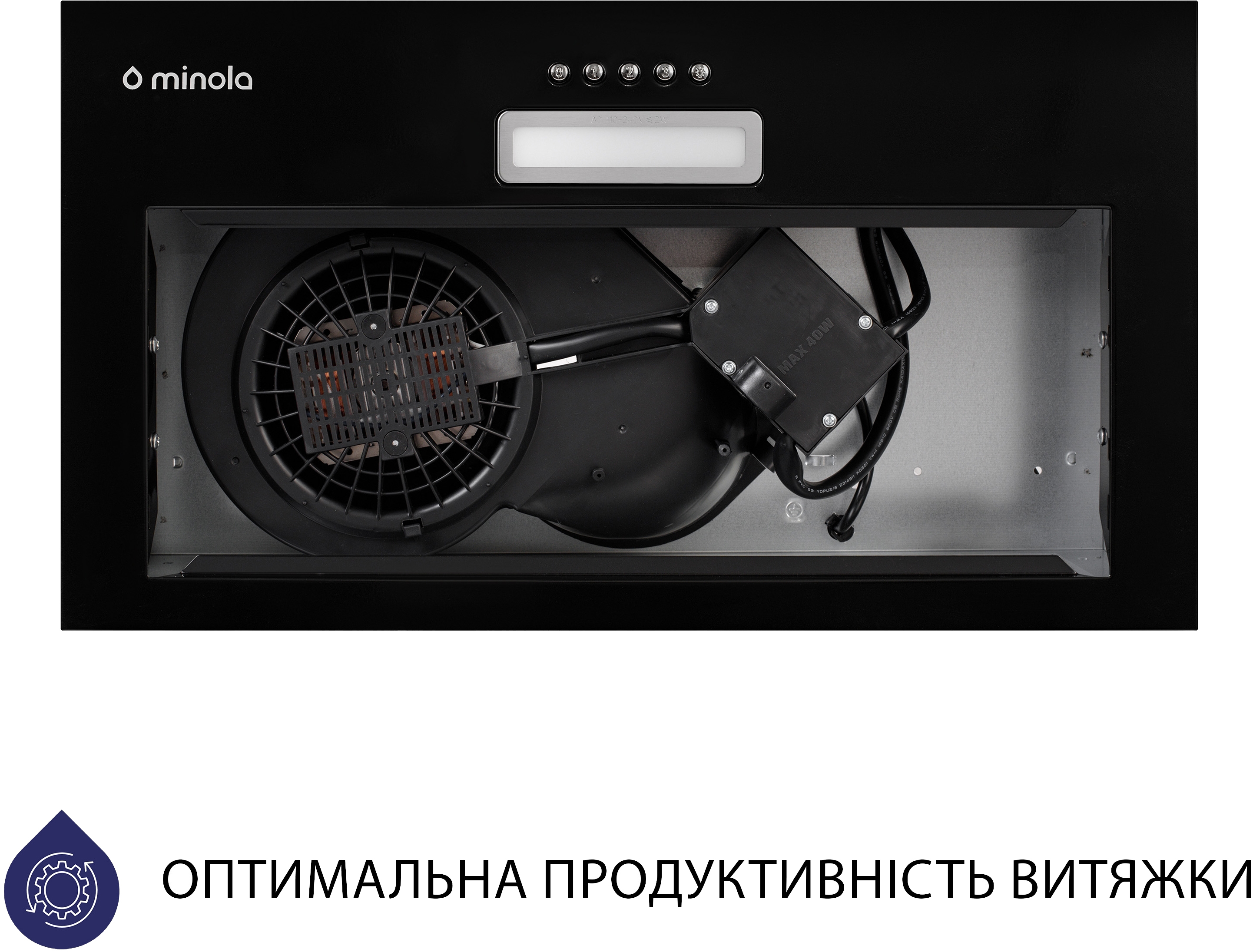 Вытяжка кухонная Minola HBI 5025 BL LED отзывы - изображения 5