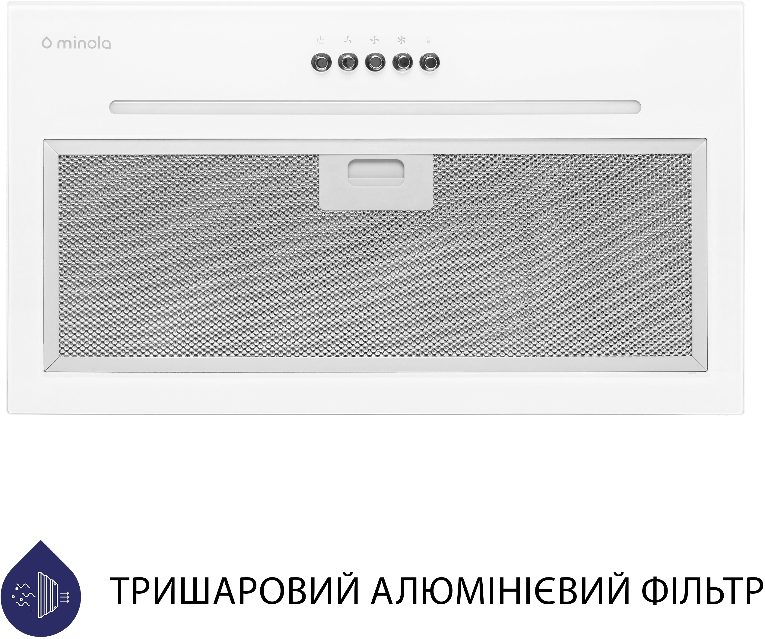 продаємо Minola HBI 5664 WH GLASS 1000 LED Line в Україні - фото 4