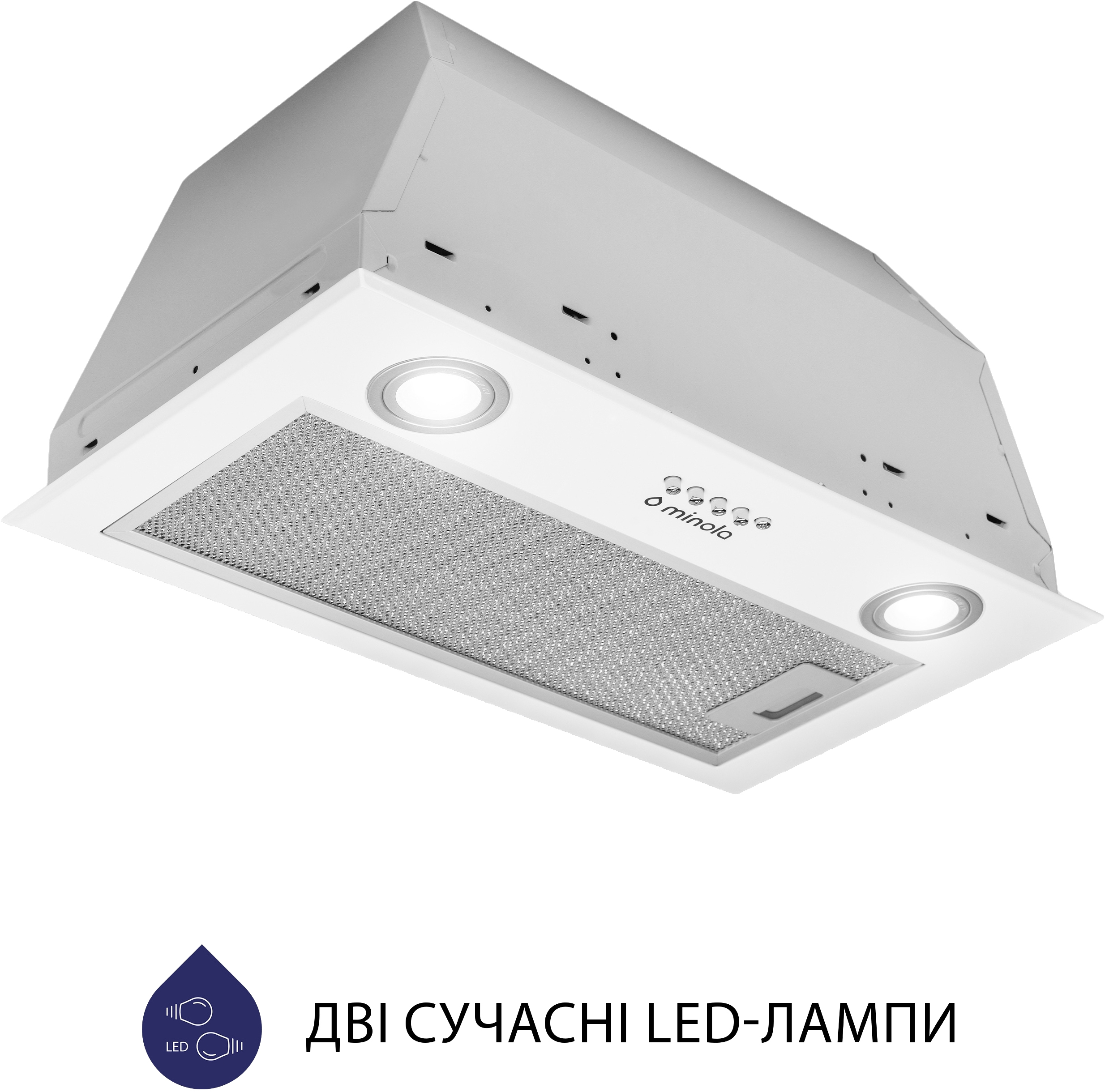 в продаже Вытяжка кухонная Minola HBI 5722 WH 1200 LED - фото 3