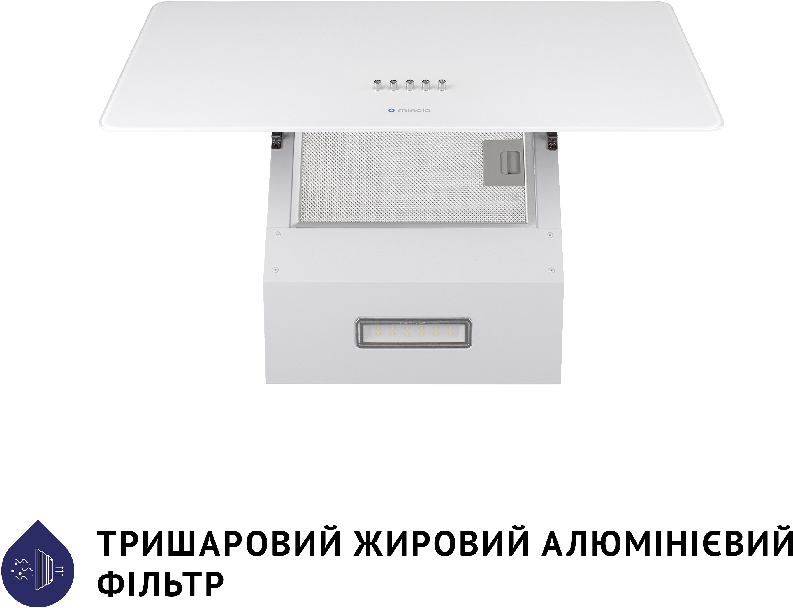 Кухонная вытяжка Minola HDN 6224 WH 700 LED инструкция - изображение 6
