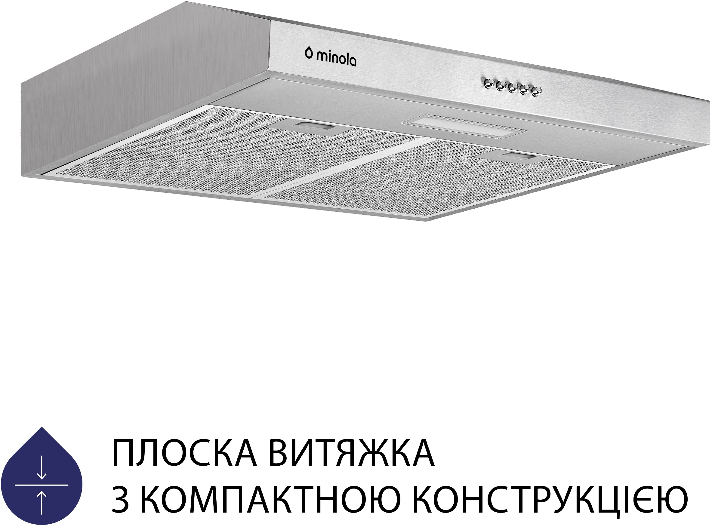 Вытяжка кухонная Minola HPL 504 I цена 2599 грн - фотография 2