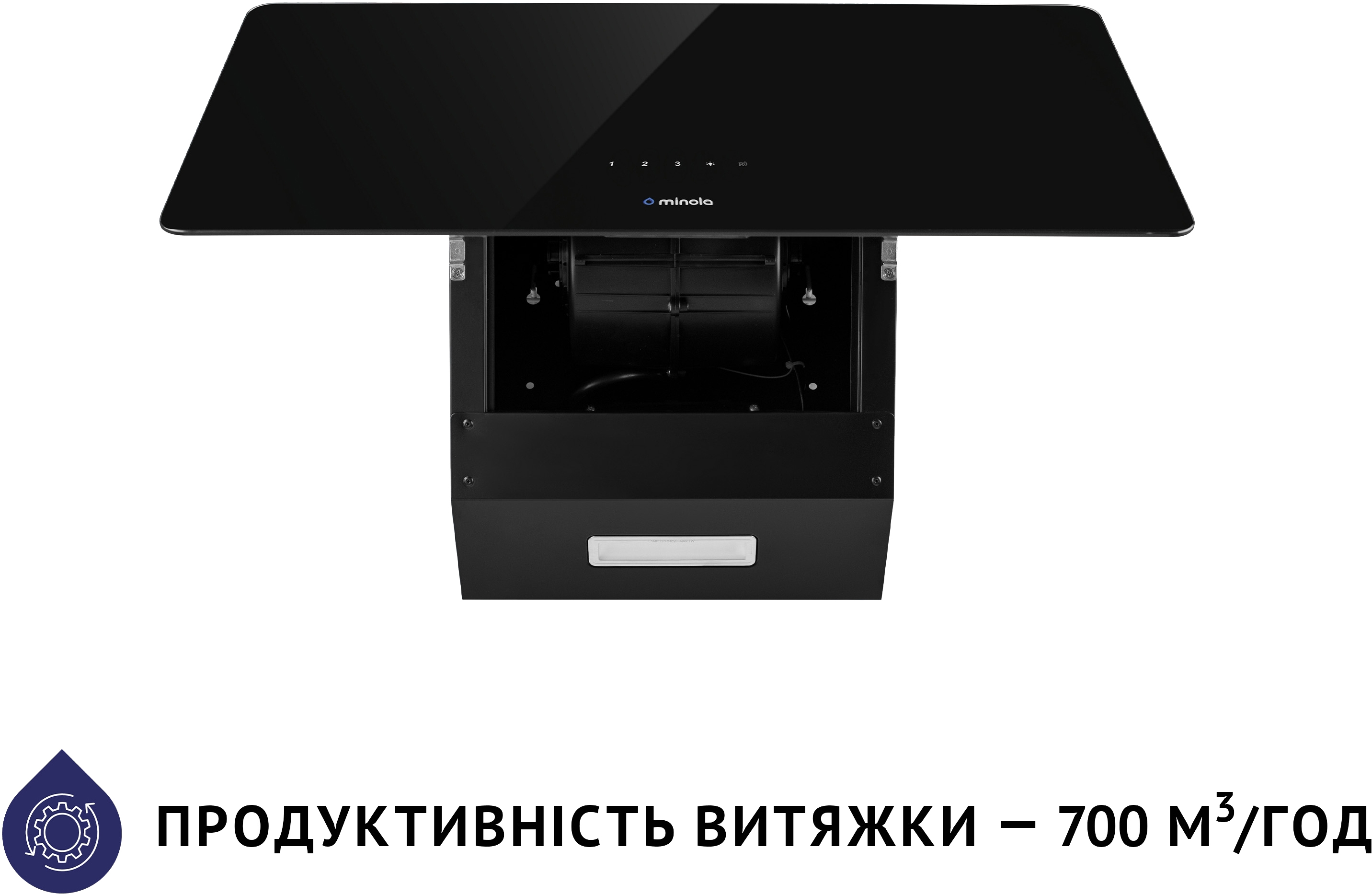 Кухонная вытяжка Minola HVS 5224 BL 700 LED отзывы - изображения 5
