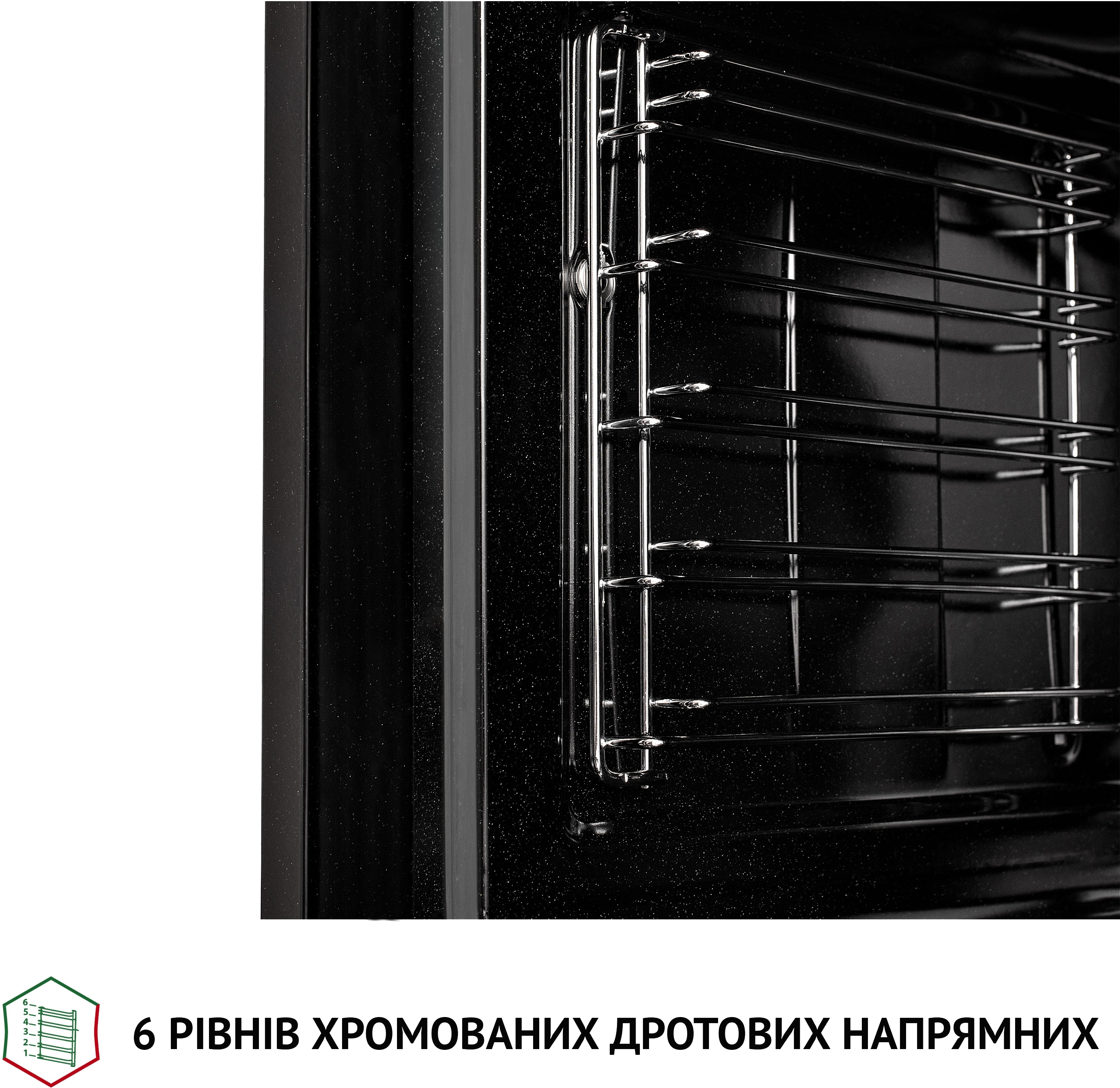 Духовой шкаф Perfelli Diamond 6D8L INOX внешний вид - фото 9