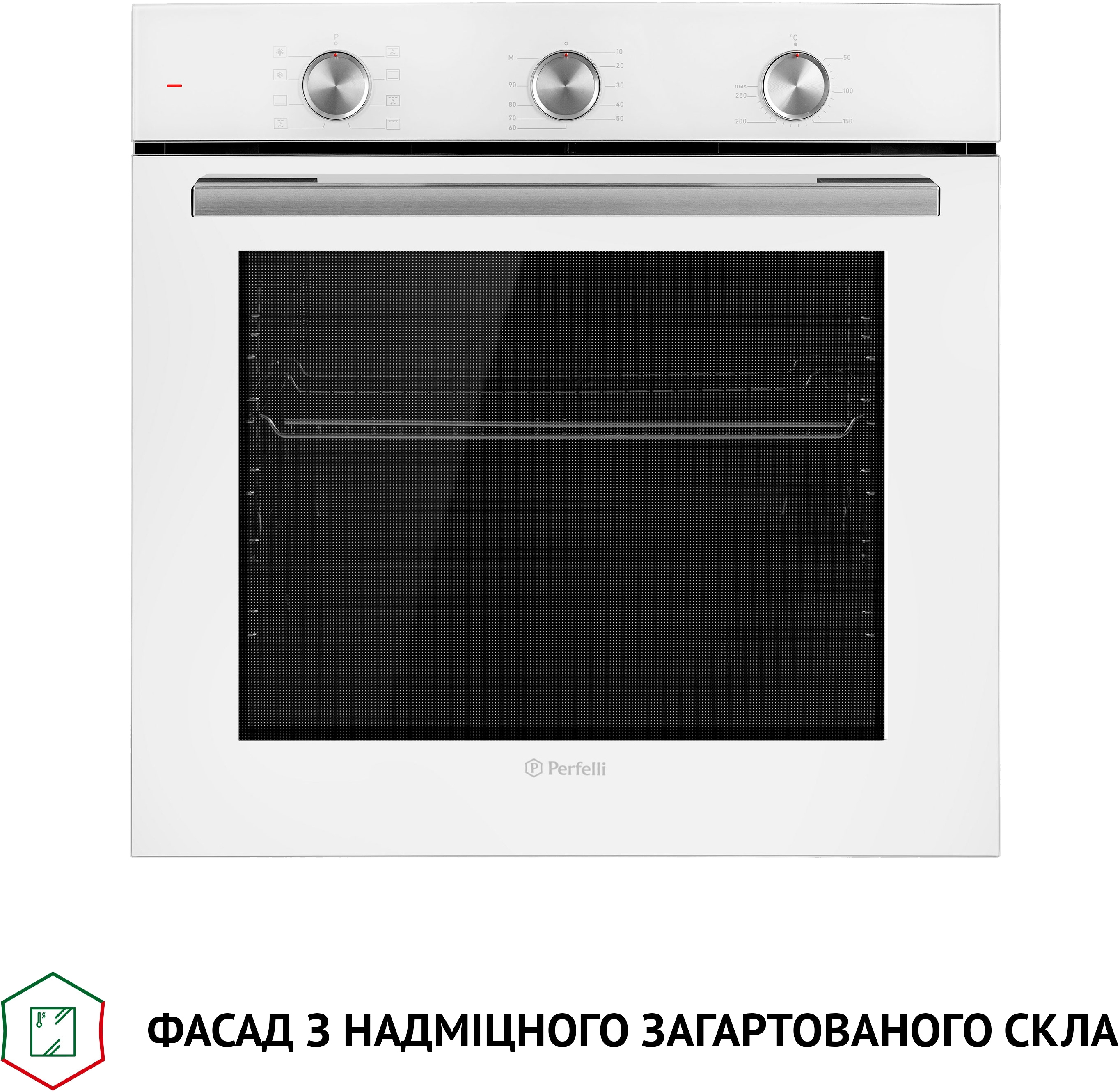 Духовой шкаф Perfelli Diamond 6M8L BIANCO цена 11249 грн - фотография 2