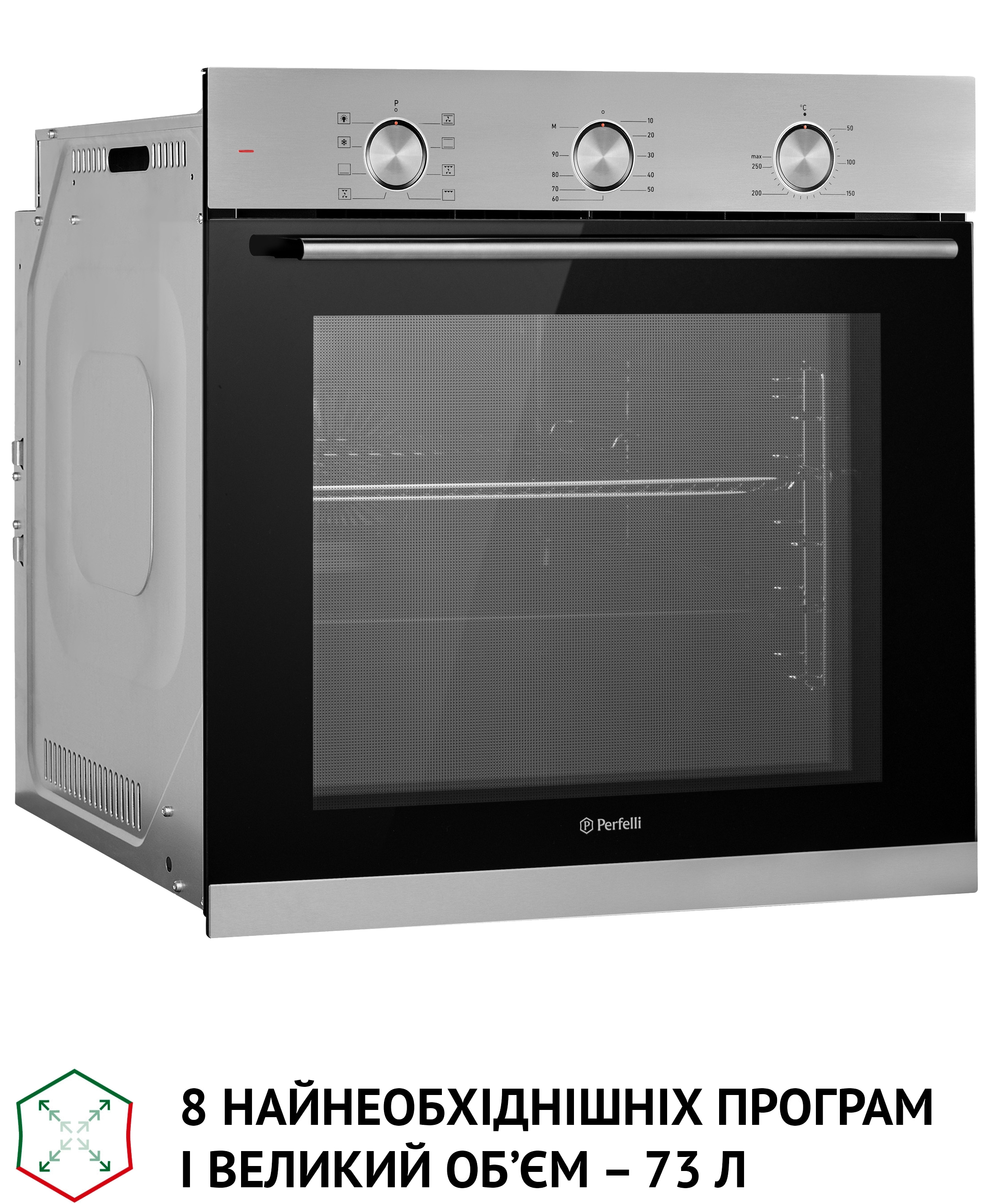 в продажу Духова шафа Perfelli Diamond 6M8L INOX - фото 3