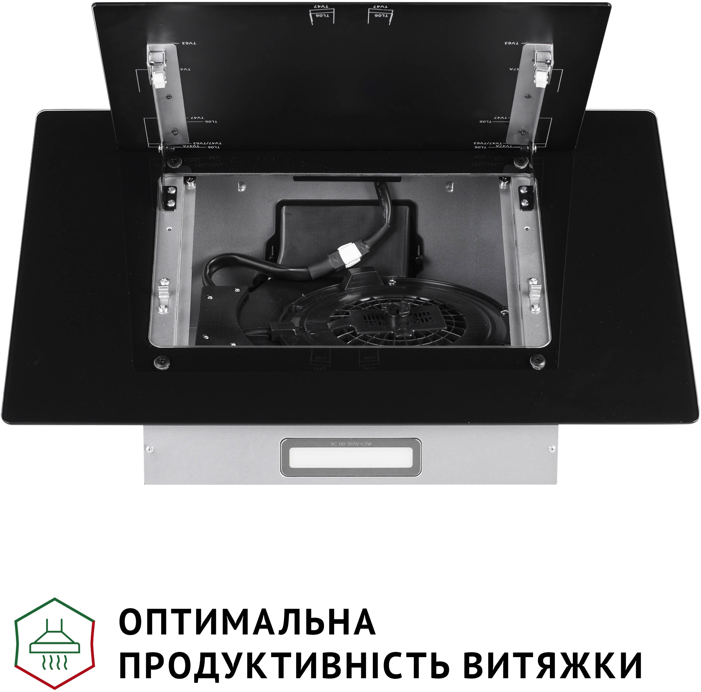 Вытяжка кухонная Perfelli DN 6142 BL LED характеристики - фотография 7