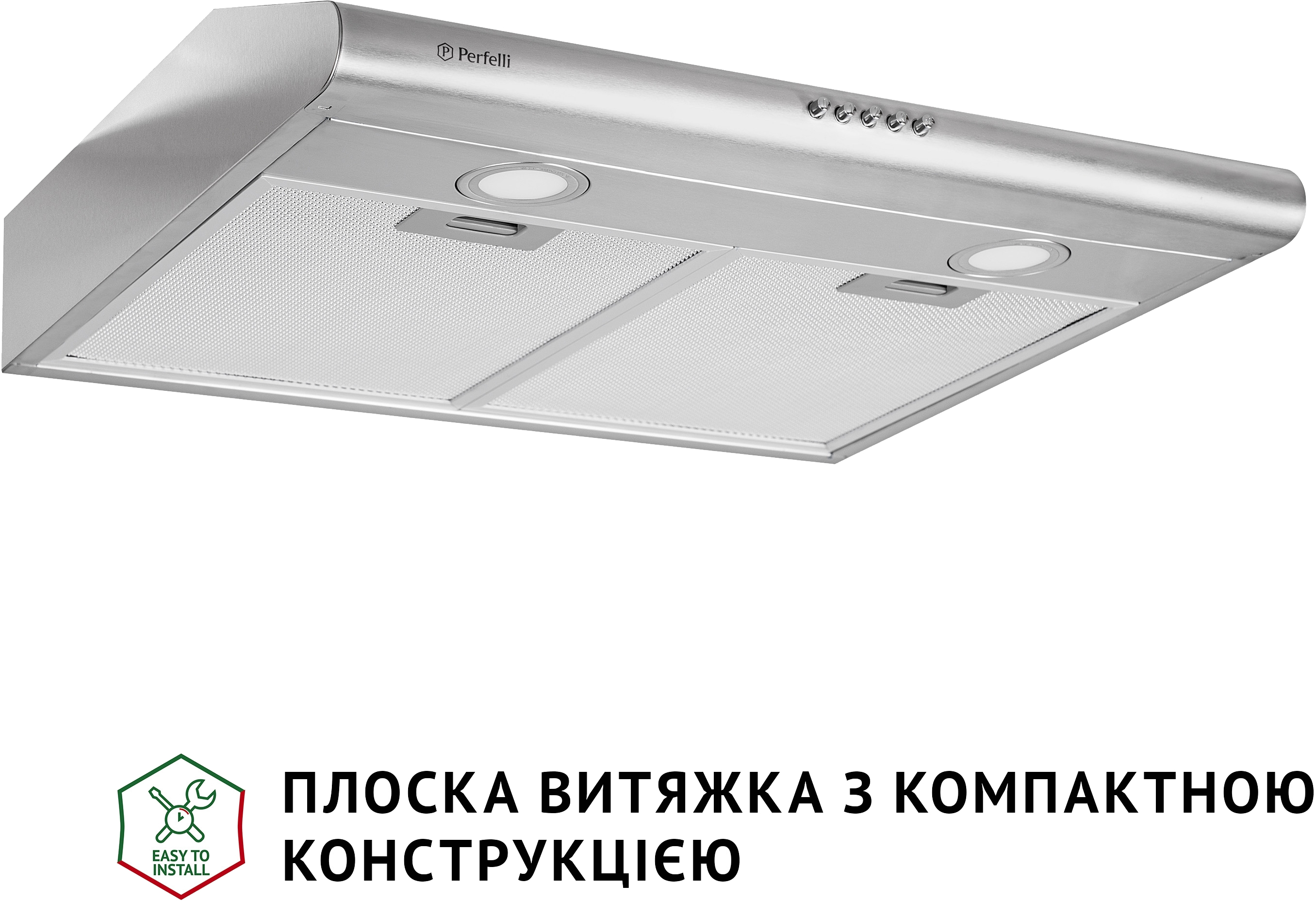 Вытяжка кухонная Perfelli PL 6022 I LED цена 2575.00 грн - фотография 2