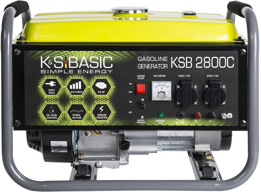 Характеристики генератор Konner&Sohnen Basic KSB 2800C