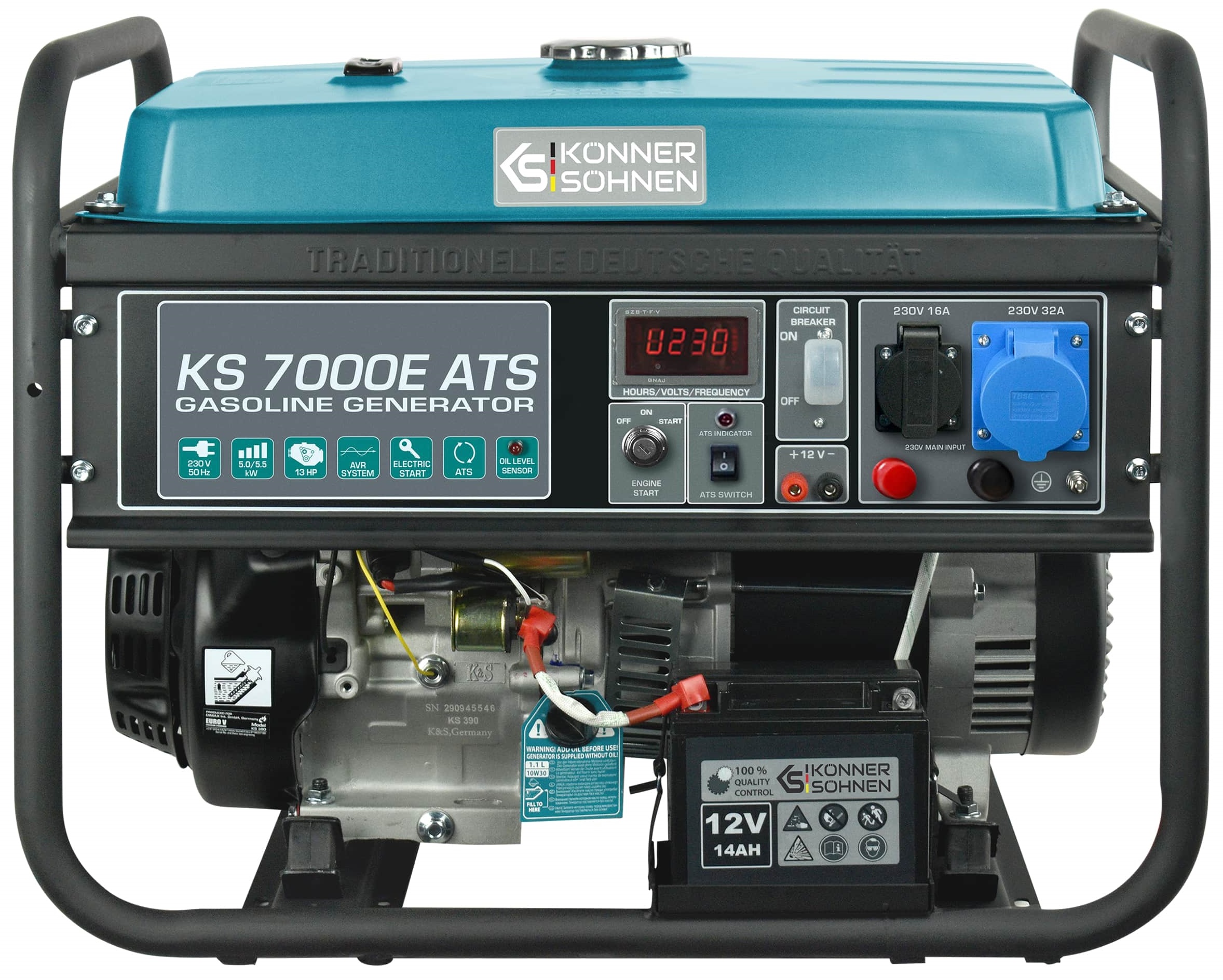 Відгуки генератор Konner&Sohnen KS 7000E ATS