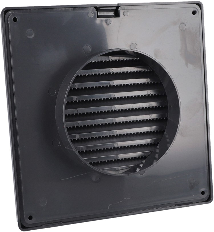 Решетка вентеляционная AirRoxy AKUSzSg 120 Graphite (02-258) цена 190 грн - фотография 2