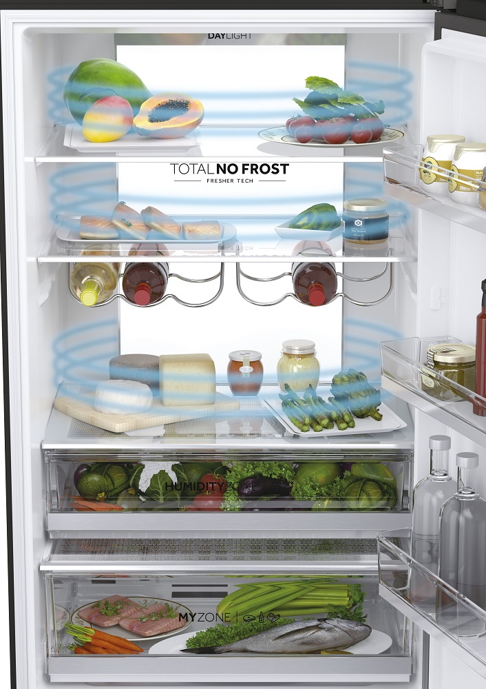 огляд товару Холодильник Haier HTW7720DNGB - фотографія 12