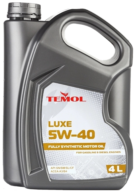 Характеристики моторна олива Temol Luxe 5W40 4 л