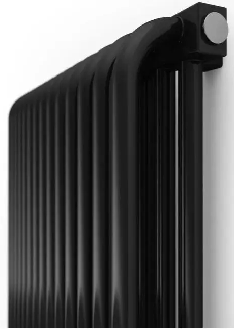 Дизайнерский радиатор Terma Delfin 1800x580 (black) цена 26152 грн - фотография 2