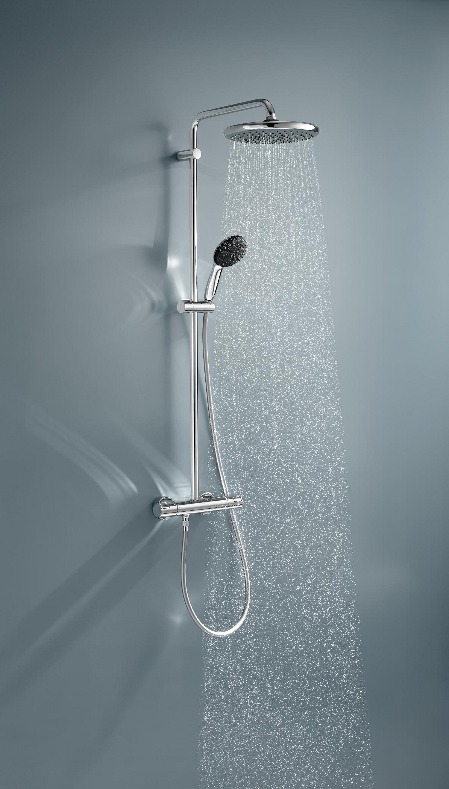 Душова система з термостатом Grohe QuickFix Vitalio Comfort System 250 26677001 зовнішній вигляд - фото 9