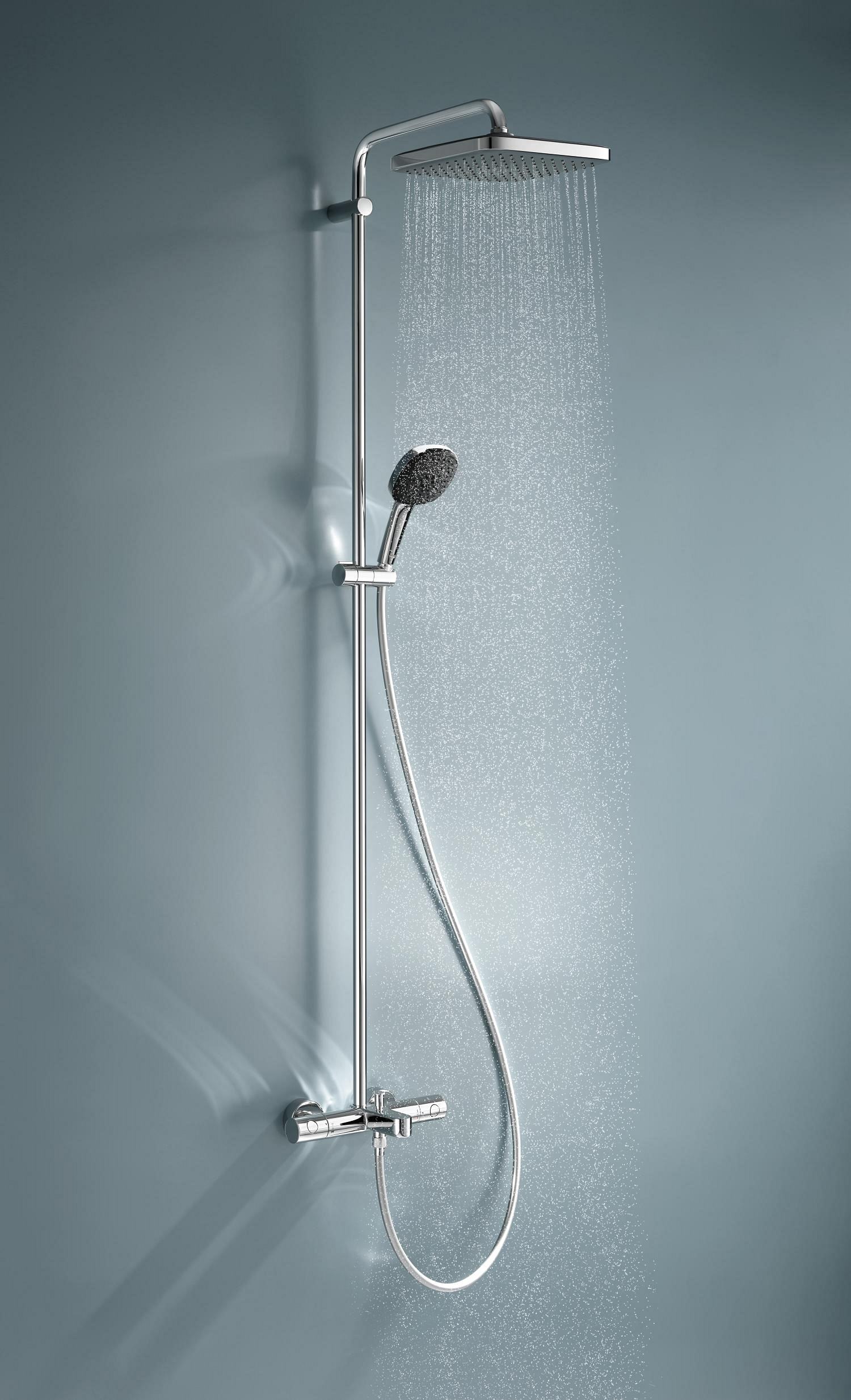 Душова система з термостатом для ванни Grohe QuickFix Vitalio Comfort System 250 26984001 огляд - фото 8