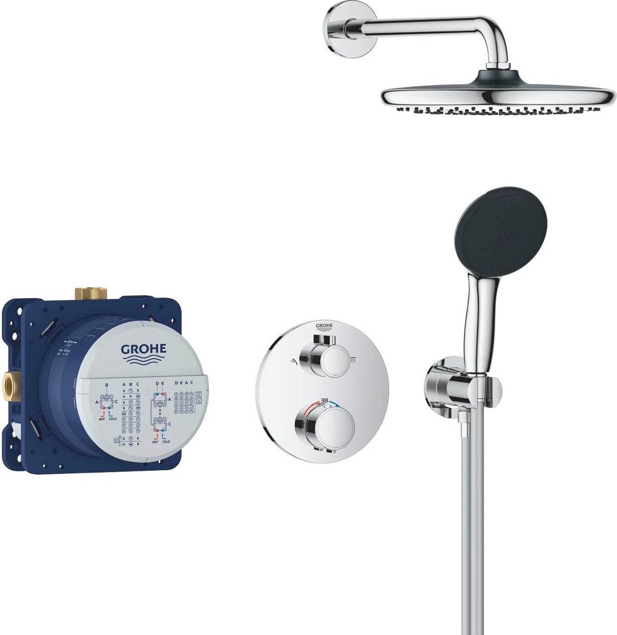 Душова система Grohe QuickFix Precision Grohtherm 34883000 ціна 21072 грн - фотографія 2