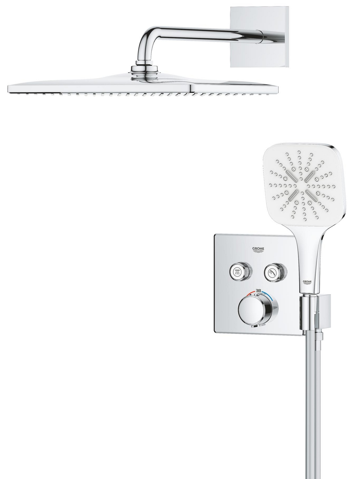 в продажу Душова система прихованого монтажу Grohe QuickFix Precision SmartControl 34876000 - фото 3