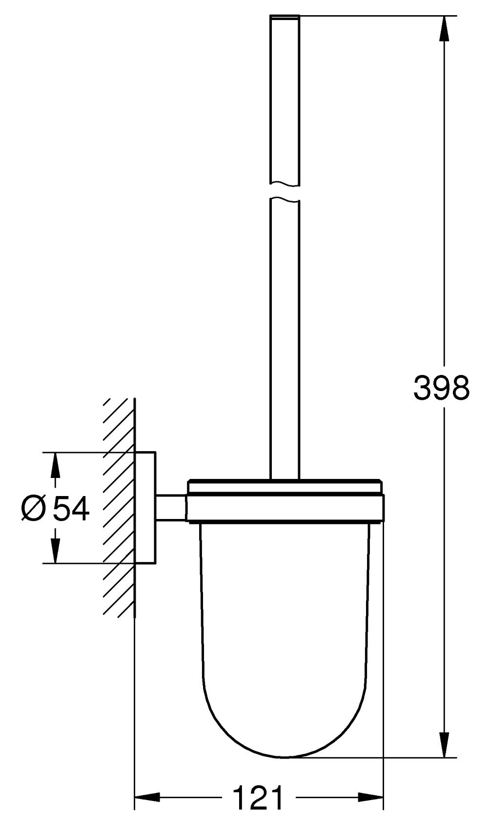 Grohe QuickFix Start 411852430 Габаритные размеры