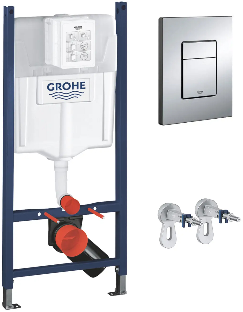 Инсталяция для унитаза (клавиша Even) Grohe Rapid SL 3884966Q в интернет-магазине, главное фото