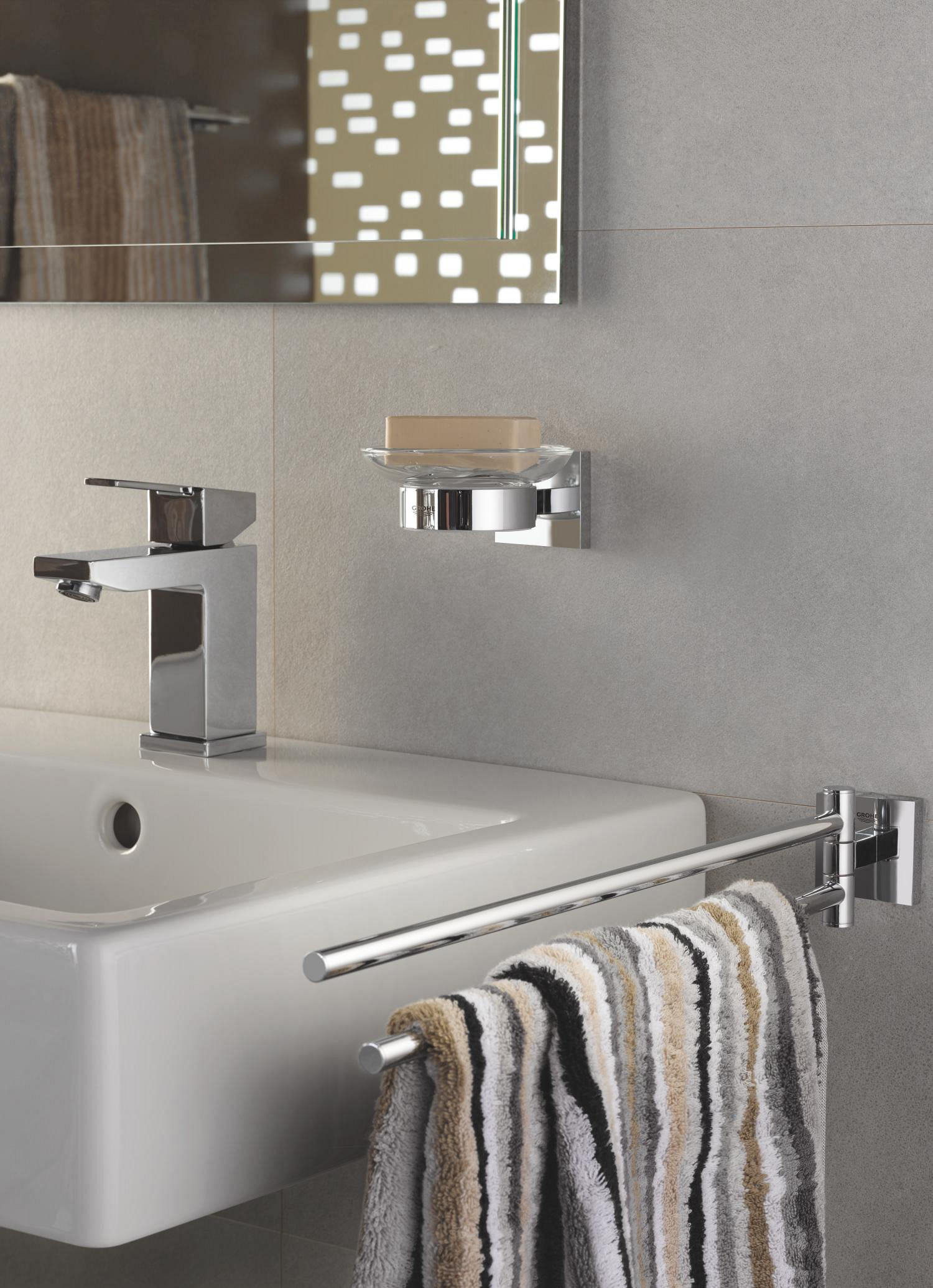 в продаже Мыльница с держателем Grohe QuickFix Start Cube 41096000 - фото 3