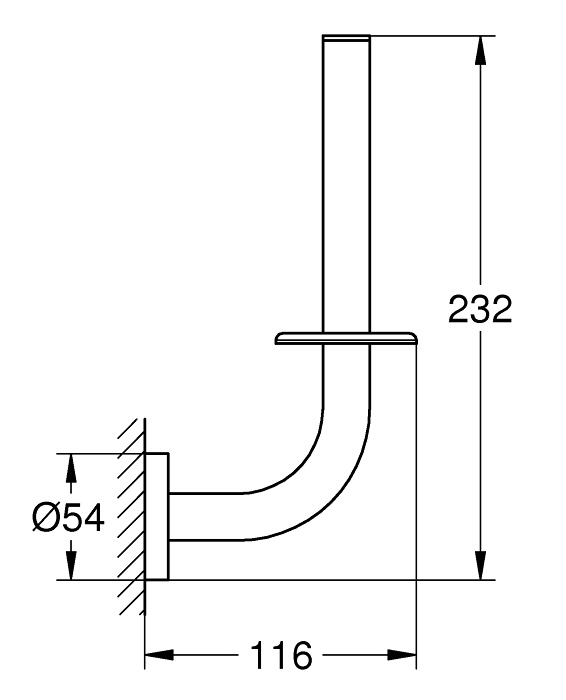 Grohe QuickFix Start 41186000 Габаритные размеры