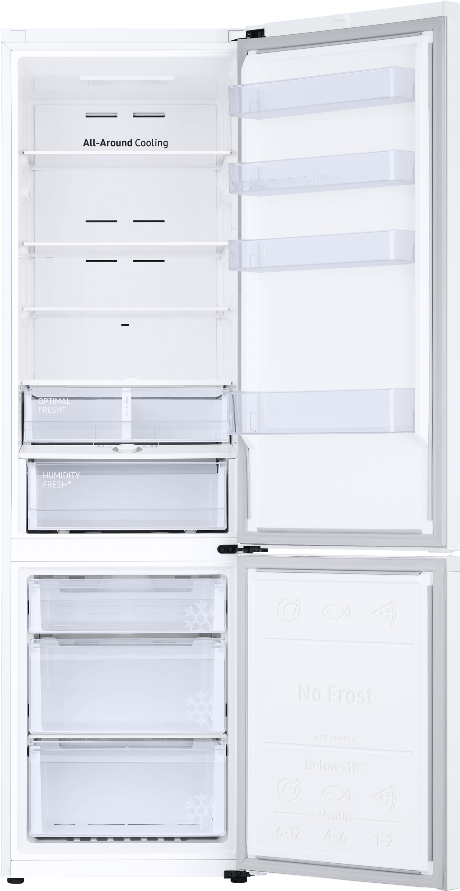 Холодильник Samsung RB38T603FWW/UA цена 25499.00 грн - фотография 2