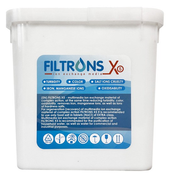 Засыпка для фильтра Filtrons X5 (ведро 25 л)