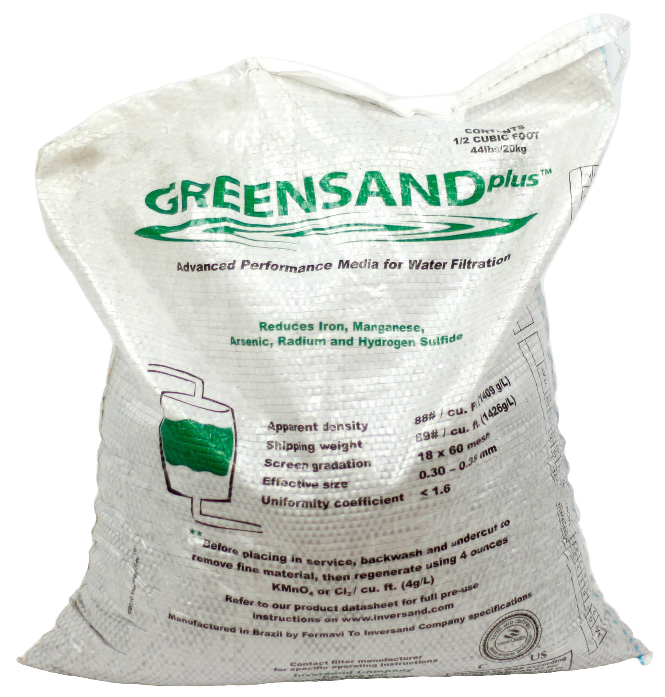 Засыпка для фильтра Inversand Company Greensand Plus (14,2 л/мешок (20 кг))