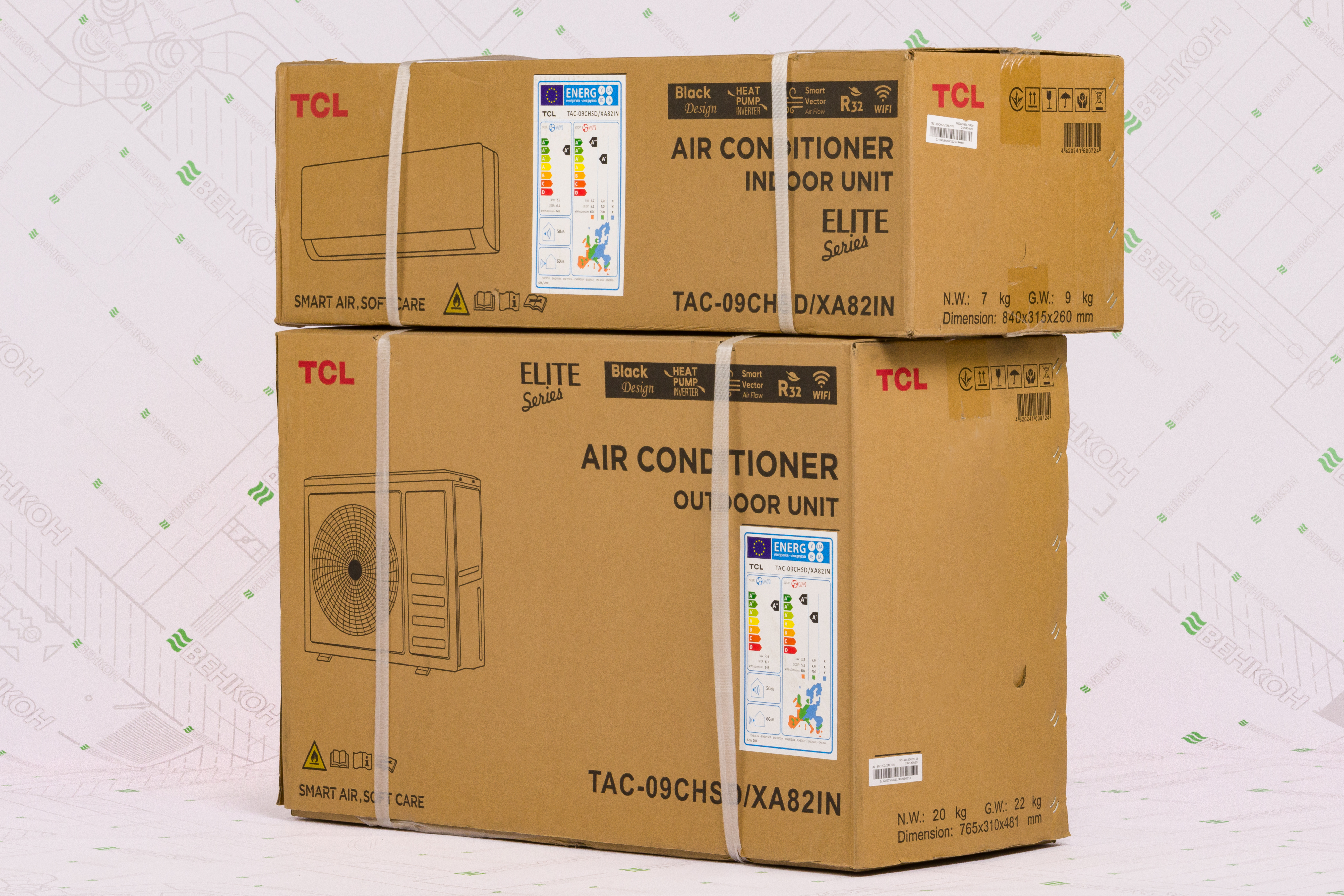 фотография товара TCL TAC-09CHSD/XA82IN Black Inverter R32 WI-FI - 23