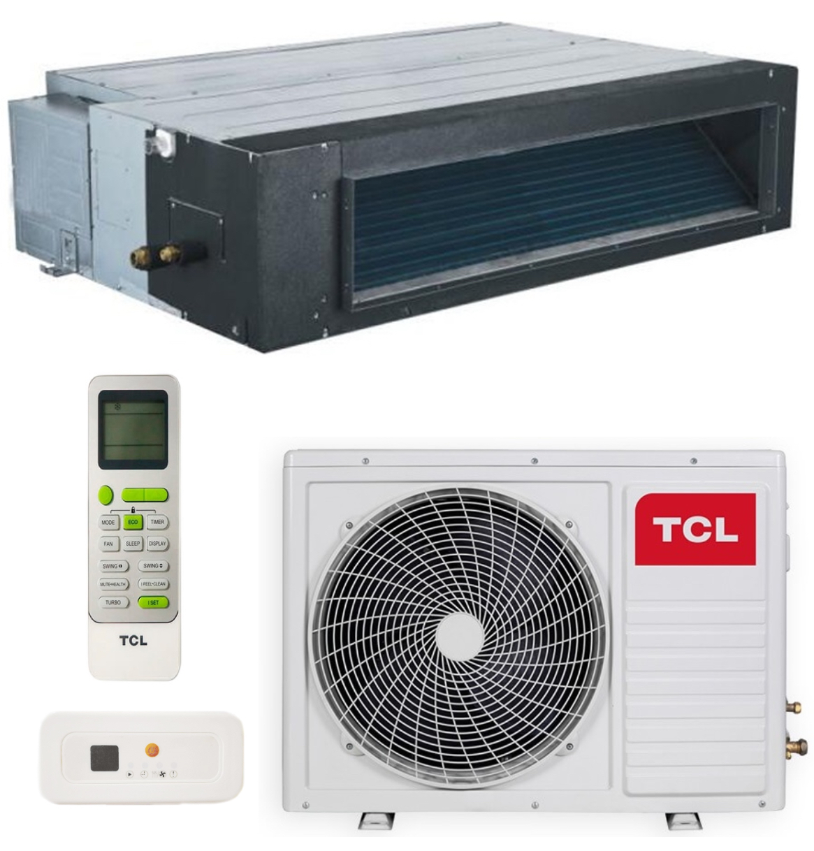 Кондиціонер спліт-система TCL TCC-12D2HRH/DV Duct R32 в інтернет-магазині, головне фото