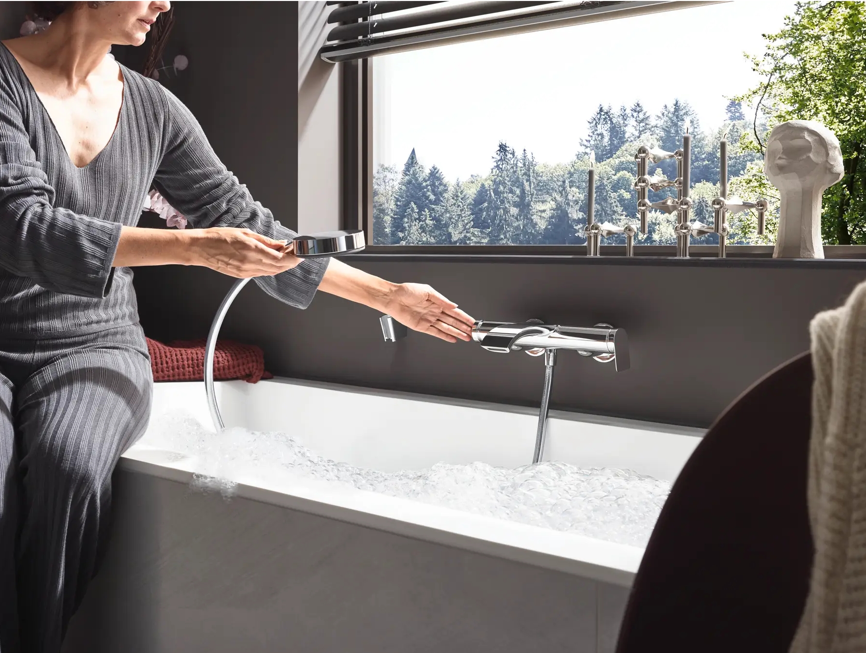 Смеситель для душа Hansgrohe Vivenis 75420000 хром цена 17109 грн - фотография 2