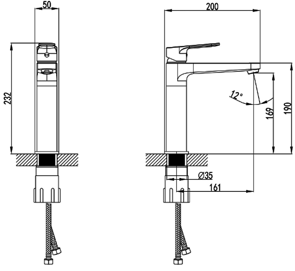 Primera Frame 11220010 Габаритные размеры