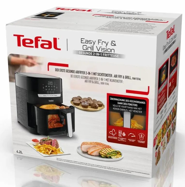 Мультипечь Tefal Easy Fry&Grill Window EY506840 обзор - фото 8