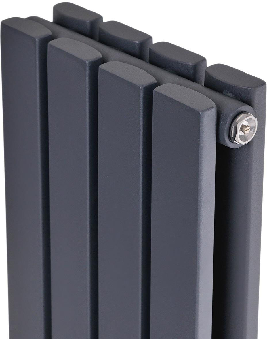 Радиатор для отопления ArttiDesign Terni II 4/1800/236/50 серый матовый цена 9588.00 грн - фотография 2