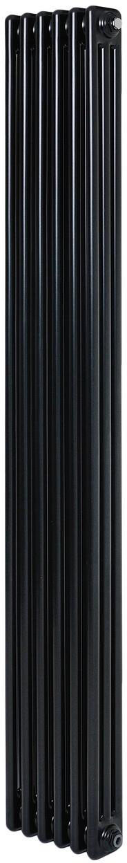 Радиатор для отопления ArttiDesign Bari III 6/1800/290/50 черный матовый