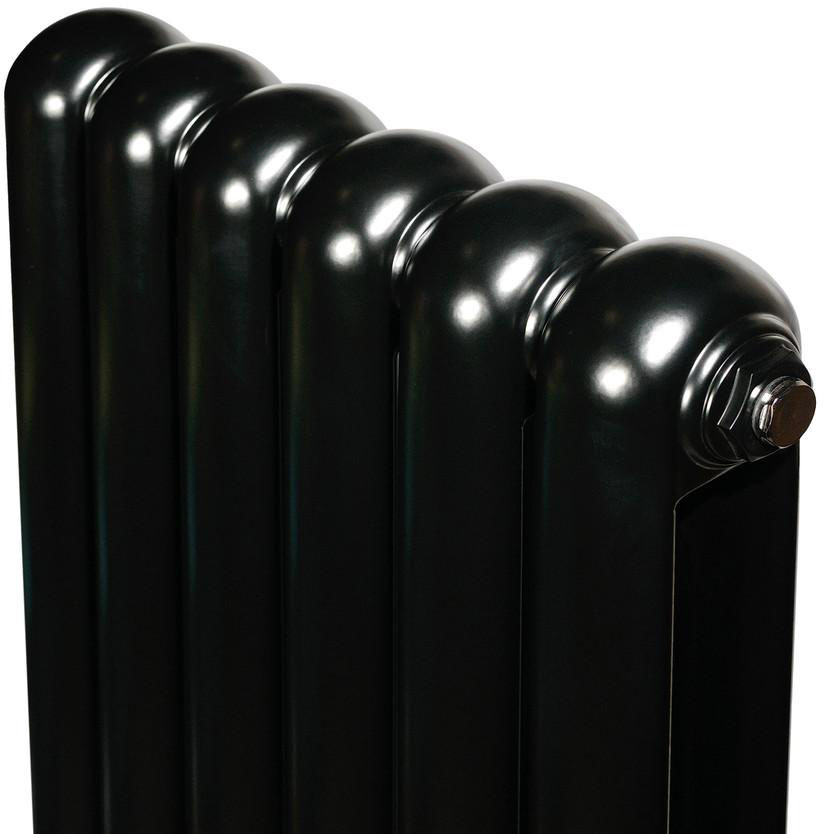 Радиатор для отопления ArttiDesign Verona 6/1800/440 черный матовый цена 15588.00 грн - фотография 2