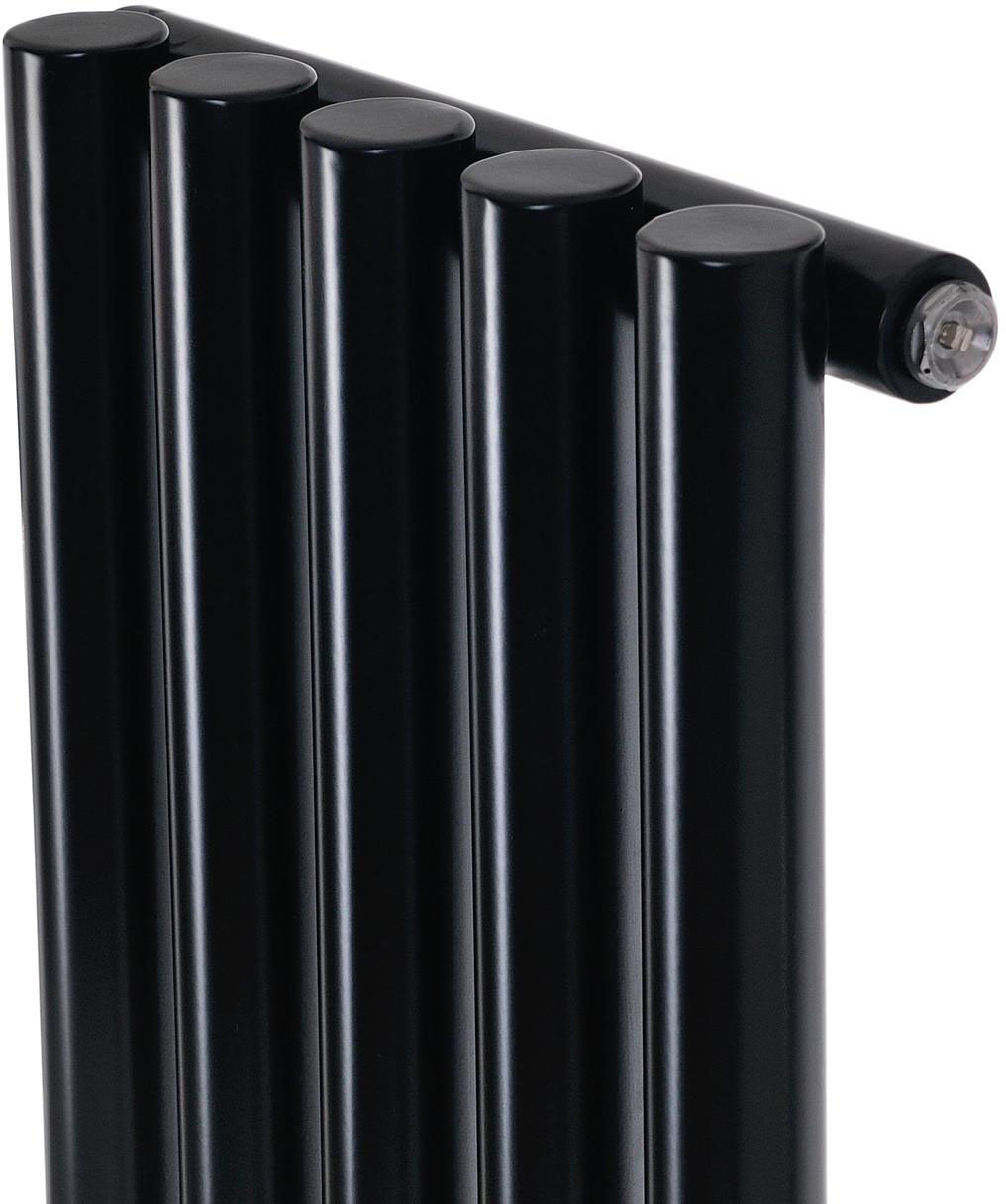 Радиатор для отопления ArttiDesign Matera 5/1800/295 чёрный матовый цена 7188.00 грн - фотография 2