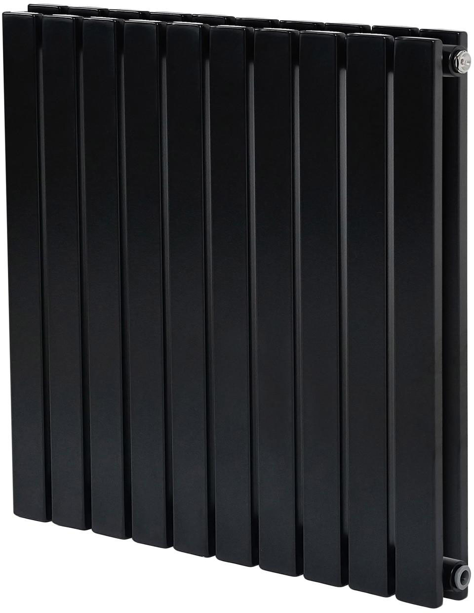 Радиатор для отопления ArttiDesign Terni II G 10/600/590 чёрный матовый (TR II.G.10.60.59.B)