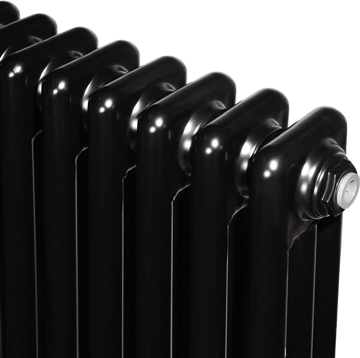 Радиатор для отопления ArttiDesign Bari III G 13/600/605 черный матовый цена 10788.00 грн - фотография 2