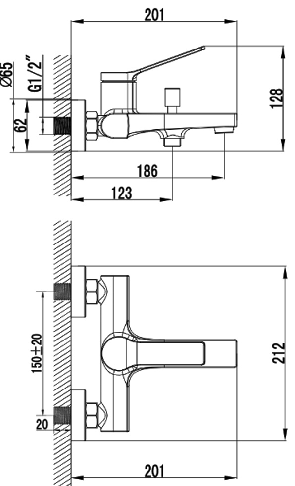 Devit Fly 5060030 Габаритні розміри